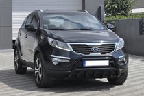 Kia Sportage 2010-2015 Pare-buffle WT003 Noir (Inox) photo 4