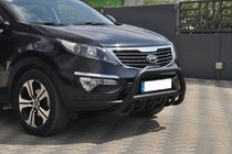 Kia Sportage 2010-2015 Pare-buffle WT003 Noir (Inox) photo 5