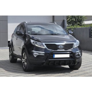 Pare-buffle WT003 Noir (Inox) Kia Sportage 2010-2015 photo 4