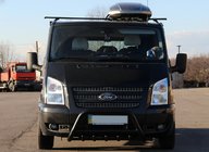 Ford Transit 2000–2014 Pare-buffle WT003 Noir (2006-2014, Inox) photo 3