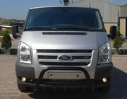 Ford Transit 2000–2014 Pare-buffle WT003 Noir (2006-2014, Inox) photo 5