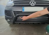 Volkswagen Touareg 2010-2018 Pare-buffle WT003 Noir Inox photo 5