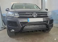 Volkswagen Touareg 2010-2018 Pare-buffle WT003 Noir Inox photo 4