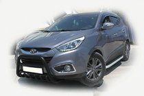 Hyundai IX-35 2010-2015 Barre Avant WT003 Noire (Inox) photo 3
