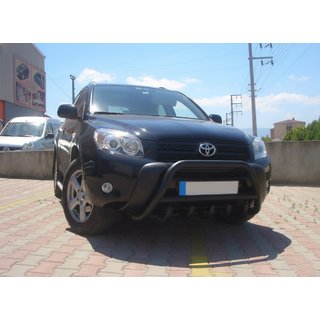 Pare-buffle WT003 Noir Inox Toyota Rav 4 2006-2013 photo 4