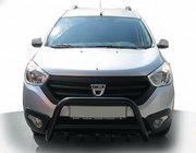 Renault Dokker 2013-2022 Pare-buffle WT003 Noir (Inox) photo 3