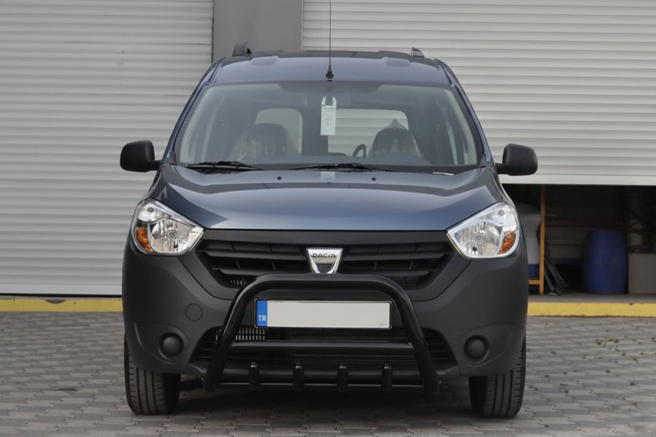 Renault Dokker 2013-2022 Pare-buffle WT003 Noir (Inox) Image