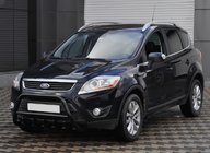 Ford Kuga 2008-2013 Pare-buffle WT003 Noir (Inox) photo 4