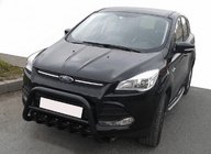 Ford Kuga/Escape 2013-2019 Pare-buffle WT003 Noir (Inox) photo 3