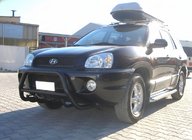Hyundai Santa Fe 1 2000-2006 Pare-buffle WT003 Noir (Inox) photo 1
