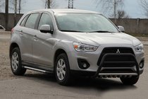 Mitsubishi ASX 2010-2023 Pare-buffle WT003 Noir (Inox) photo 1