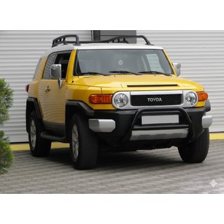 Pare-buffle WT003 Noir Inox Toyota FJ Cruiser 2006-2022 photo 4