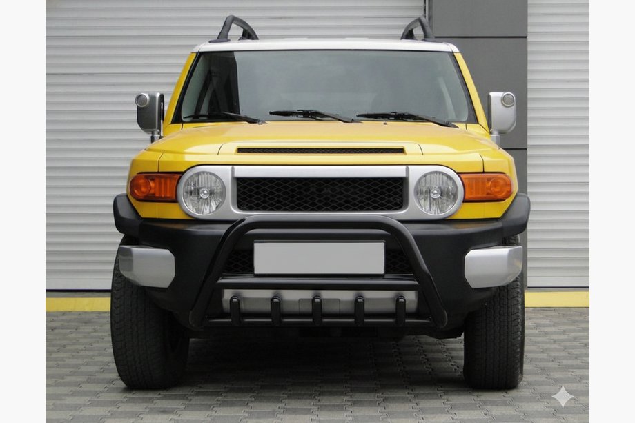 Toyota FJ Cruiser 2006-2022 Pare-buffle WT003 Noir Inox Image