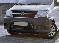 Toyota HiAce Pare-buffle WT003 Noir Inox photo 1