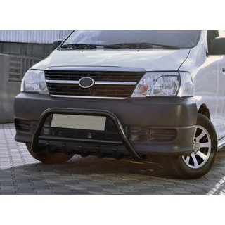 Pare-buffle WT003 Noir Inox Toyota HiAce photo 1
