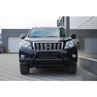 Pare-buffle WT003 Noir Inox Toyota Land Cruiser Prado 150 2009-2023 photo 3