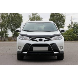Pare-buffle WT003 Noir Inox Toyota Rav 4 2013-2018 photo 1