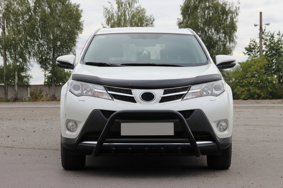 Toyota Rav 4 2013-2018 Pare-buffle WT003 Noir Inox Image