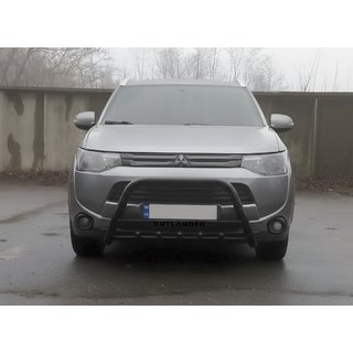 Pare-buffle WT004 Noir (Inox) Mitsubishi Outlander 2012-2021 photo 3