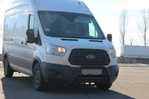 Ford Transit 2014- Pare-buffle WT003 Noir (Inox) photo 1