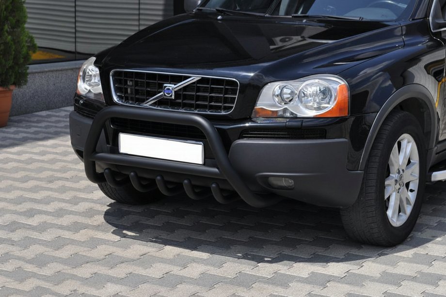 Volvo XC90 2002-2014 Pare-buffle WT003 Noir (Inox) Image