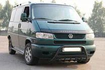 Volkswagen T4 Caravelle/Multivan 1990–2003 Pare-buffle WT004 Noir (Inox) photo 1