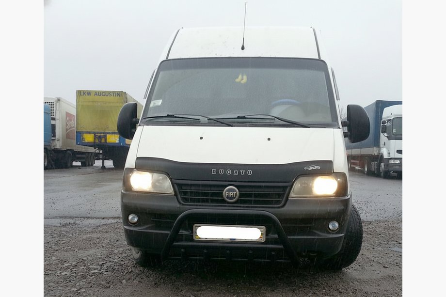 Fiat Ducato 1995-2006 Pare-buffle WT003 Noir (Inox) Image