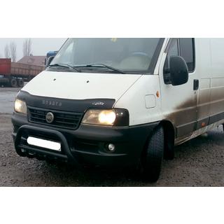 Pare-buffle WT003 Noir (Inox) Peugeot Boxer 1994-2006 photo 3