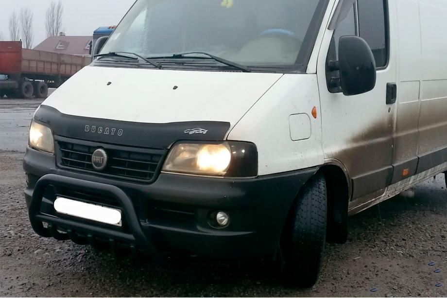 Peugeot Boxer 1994-2006 Pare-buffle WT003 Noir (Inox) Photo 3
