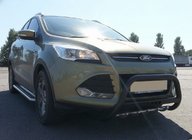 Ford Kuga/Escape 2013-2019 Pare-buffle WT004 Noir (Inox) photo 1