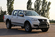 GreatWall Wingle 5 2006- Pare-buffle WT003 Noir (Inox) photo 3