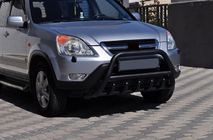 Honda CRV 2001-2006 Pare-buffle WT003 Noir (Inox) photo 5
