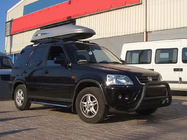 Honda CRV 2001-2006 Pare-buffle WT003 Noir (Inox) photo 3