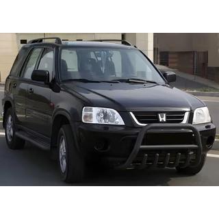 Pare-buffle WT003 Noir Acier Inoxydable Honda CRV 1996-2001 photo 1