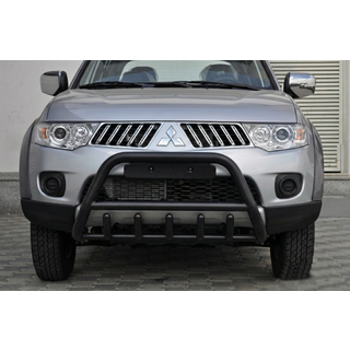 Protection Avant WT003 Noir (Inox) Mitsubishi Pajero Sport 2008-2015 photo 3