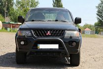Mitsubishi Pajero Sport 1996-2007 Pare-buffle WT003 Noir Inox photo 4