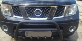 Nissan Navara 2006-2015 Pare-buffle WT003 Noir Inox photo 3