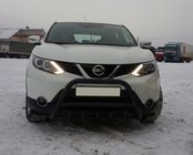 Nissan Qashqai 2014-2021 Pare-buffle WT003 Noir Inox photo 3