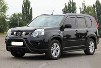 Nissan X-trail T31 2007-2014 Protection Avant WT003 Noir (Inox) photo 2