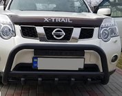 Nissan X-trail T31 2007-2014 Protection Avant WT003 Noir (Inox) photo 8