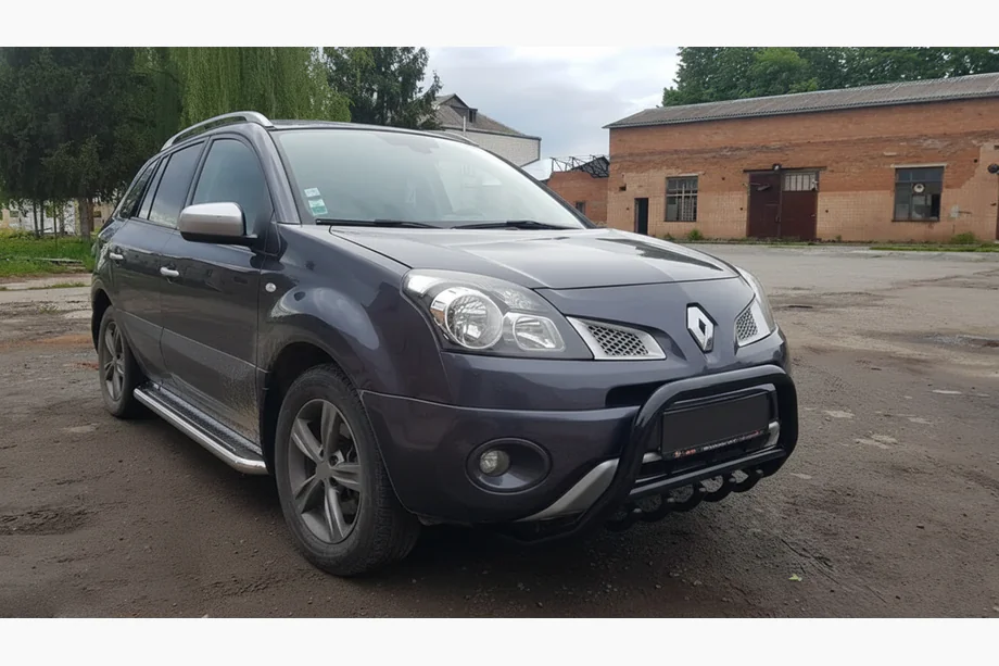 Renault Koleos 2008-2016 Pare-buffle WT003 Noir (Inox) Photo 6