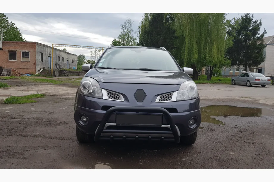 Renault Koleos 2008-2016 Pare-buffle WT003 Noir (Inox) Photo 9