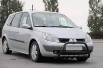 Renault Scenic/Grand 2003-2009 Pare-buffle WT004 Noir (Inox) photo 2