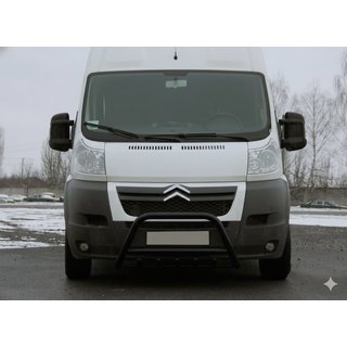 Barre Avant WT003 Noire (Inox) Fiat Ducato 2006-2025 photo 4