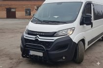 Peugeot Boxer 2006-2025 Barre Avant WT003 Noire (Inox) photo 5