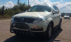 SsangYong Rexton I 2001-2017 Pare-buffle WT004 Noir (Inox) photo 2