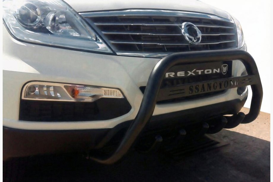 SsangYong Rexton I 2001-2017 Pare-buffle WT004 Noir (Inox) Image