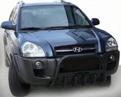 Hyundai Tucson JM 2004- Pare-buffle WT004 Noir (Inox) photo 3