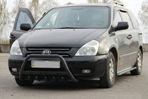 Kia Carnival 2002-2013 Pare-buffle WT004 Noir (Inox) photo 3