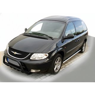 Barre Avant WT003 Noire (Inox) Chrysler Voyager 2001-2007 photo 1